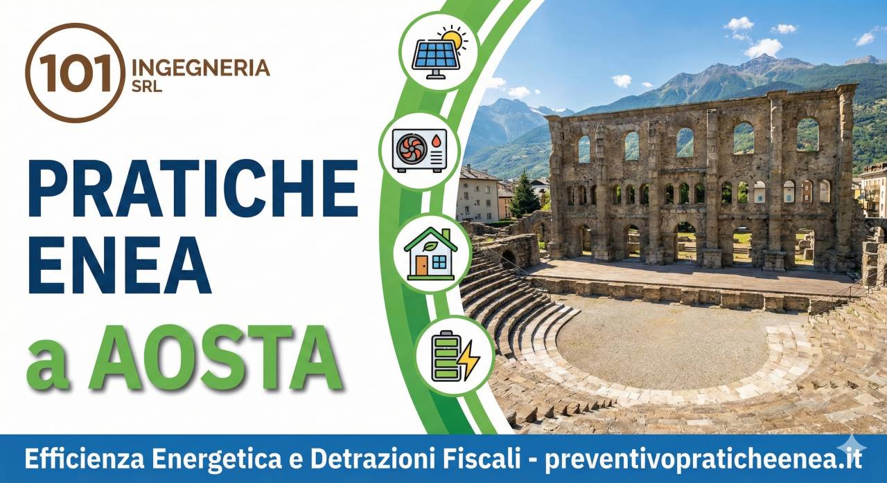 Preventivo pratiche ENEA Aosta | Ing. Stefano Basso e Luca Mascellino
