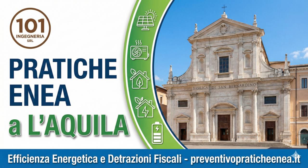 Preventivo pratiche ENEA L’Aquila | Ing. Stefano Basso e Luca Mascellino